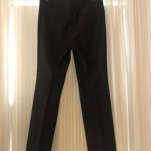 Black lined dress pants